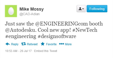 Promotional Tweet Supporting B2B Tradeshow Efforts.jpg