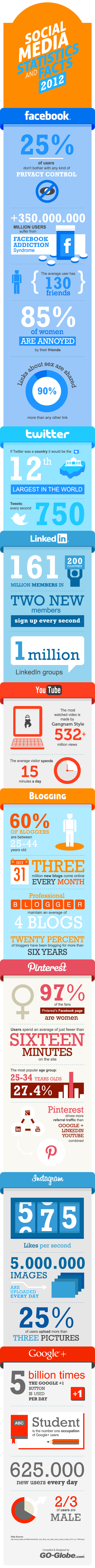 2012 social media statistics